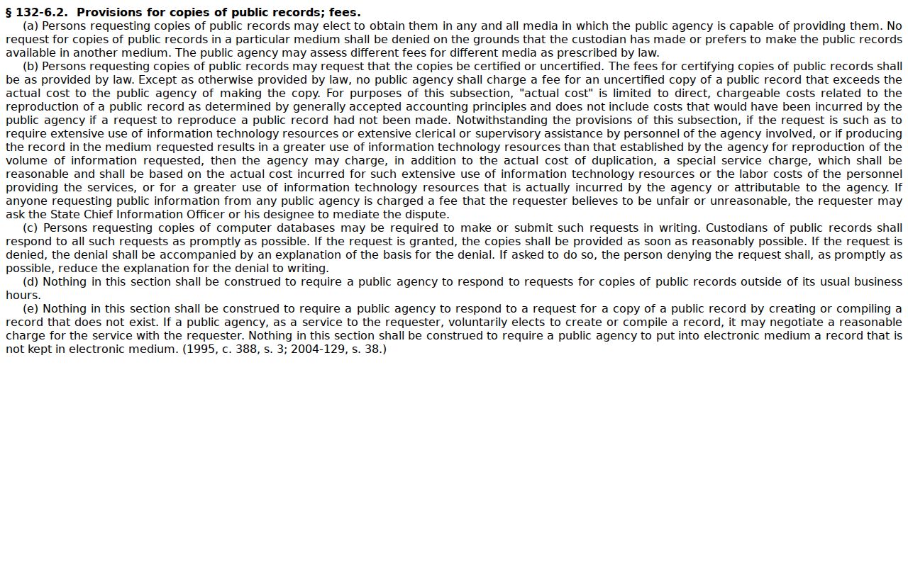 Belwood court docket public records law copy access context