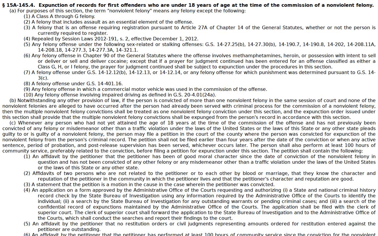 Cleveland County civil docket access reference to statutory record limits