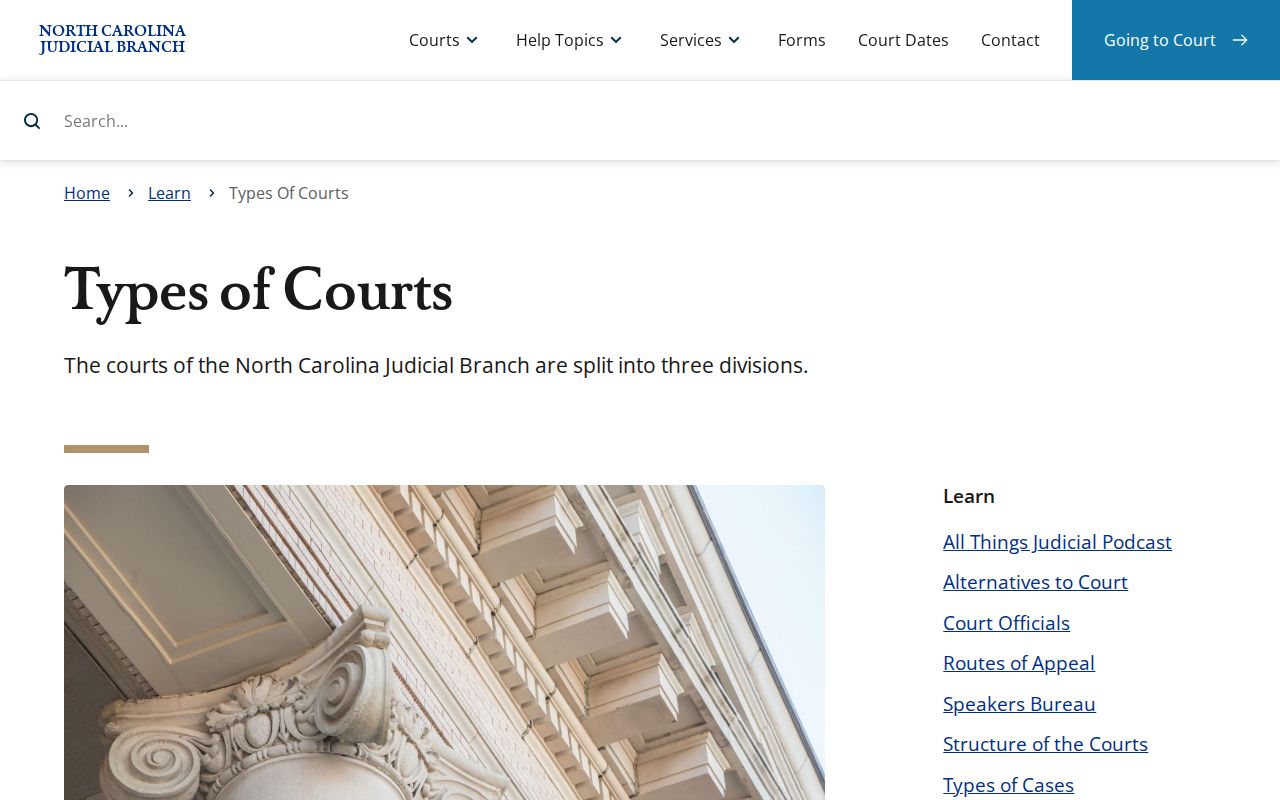 Cleveland County court docket court hierarchy reference
